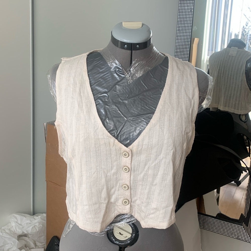 Off-white Sandro Paris vest tank